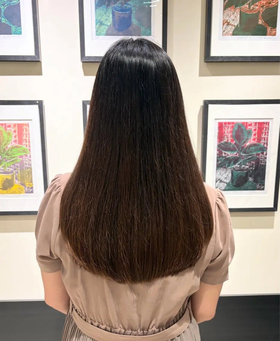ロング モデル様募集中 ✂️カギワダのヘアスタイル