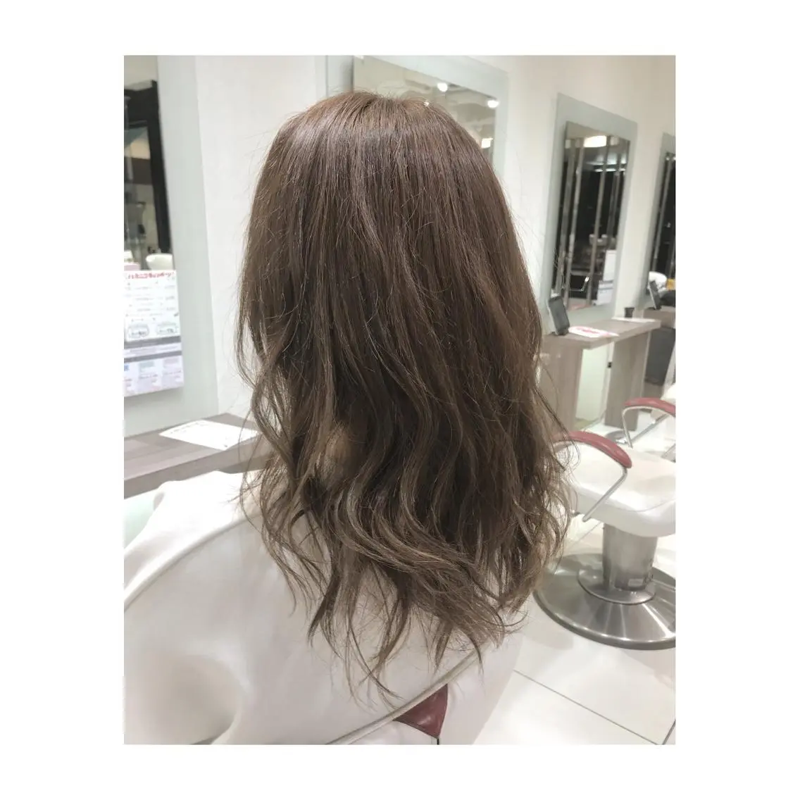 セミロング カラー ハイライトカラー 外国人風カラー ハイライト 中野 竜介のヘアスタイル
