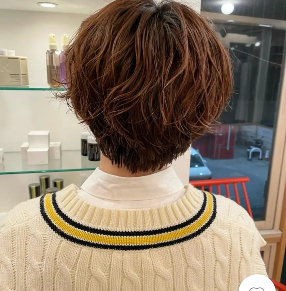 パーマ 藤本豪海 モニターモデル募集のヘアスタイル