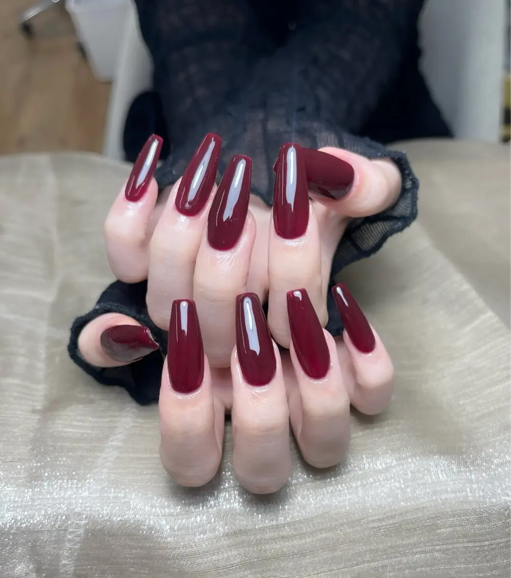 ネイル チークネイル 長さ出し フレンチネイル グラデーション キラキラネイル 中野駅から2分 MEO NAILのネイルデザイン