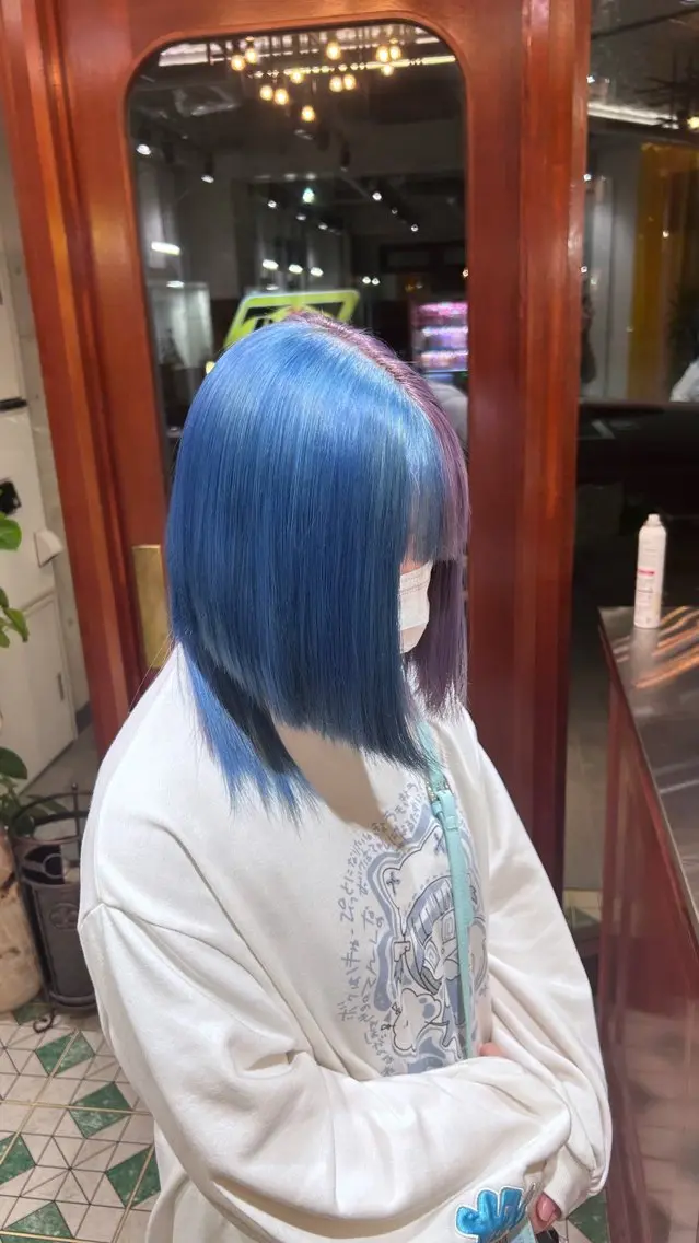 ショート カラー ヘアカラー 閼伽井 誇和のヘアスタイル