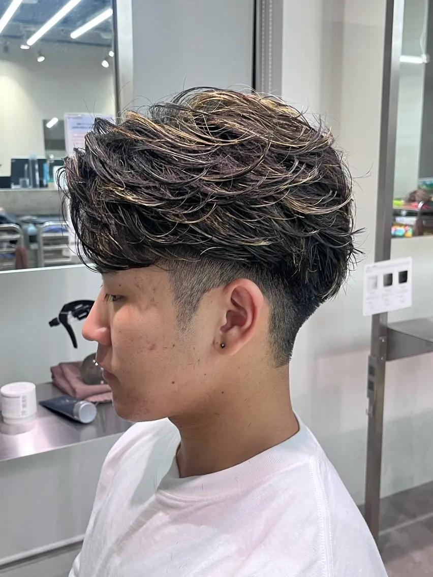 ショート カラー パーマ カット パーマ ⭐️fifth天神 パーマ特化/ますみゆのヘアスタイル