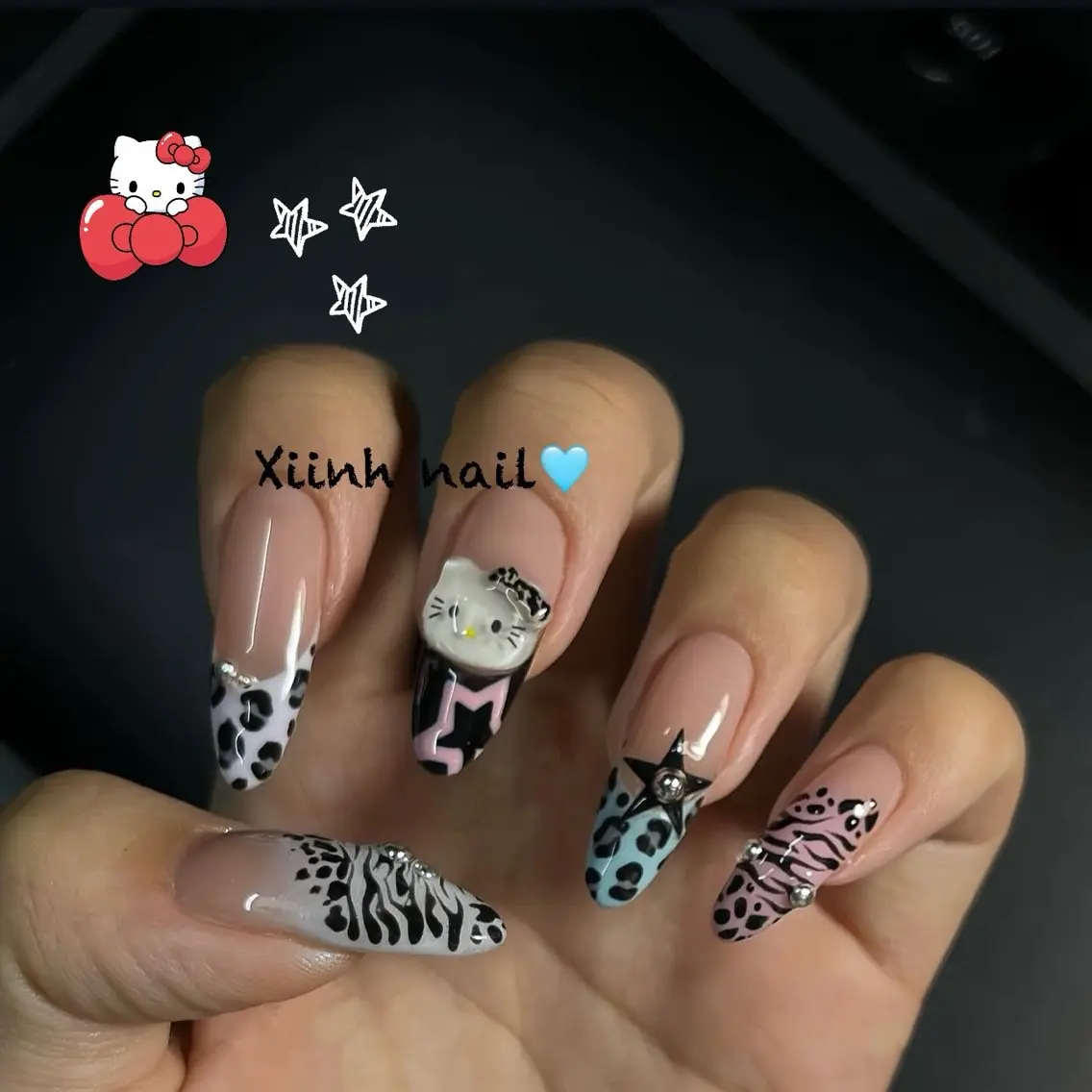 ネイル チークネイル 桜ネイル フットネイル ジェルネイル ハロウィン XIINH NAIL SALONのネイルデザイン