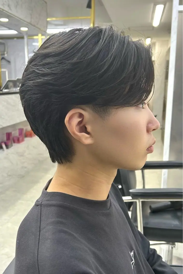 ショート カラー メンズ カット ヘアセット メンズスタイリスト 前田雄輝のヘアスタイル