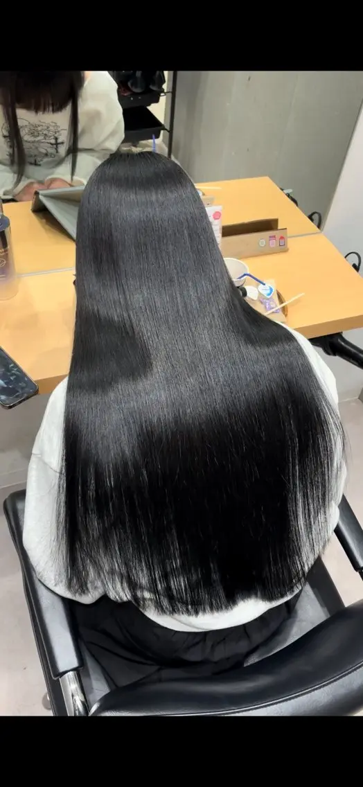 セミロング カラー トリートメント 髪質改善ヘアケア 艶髪特化/上田のヘアスタイル