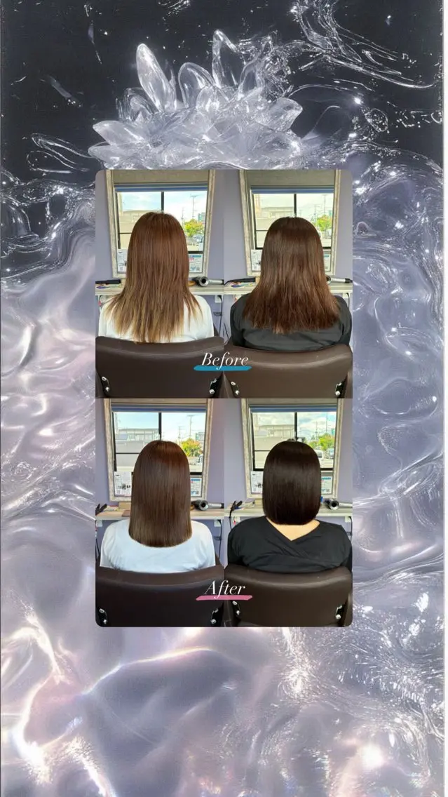 ミディアム カラー トリートメント カット ヘアカラー トリートメント 工藤 千宙のヘアスタイル