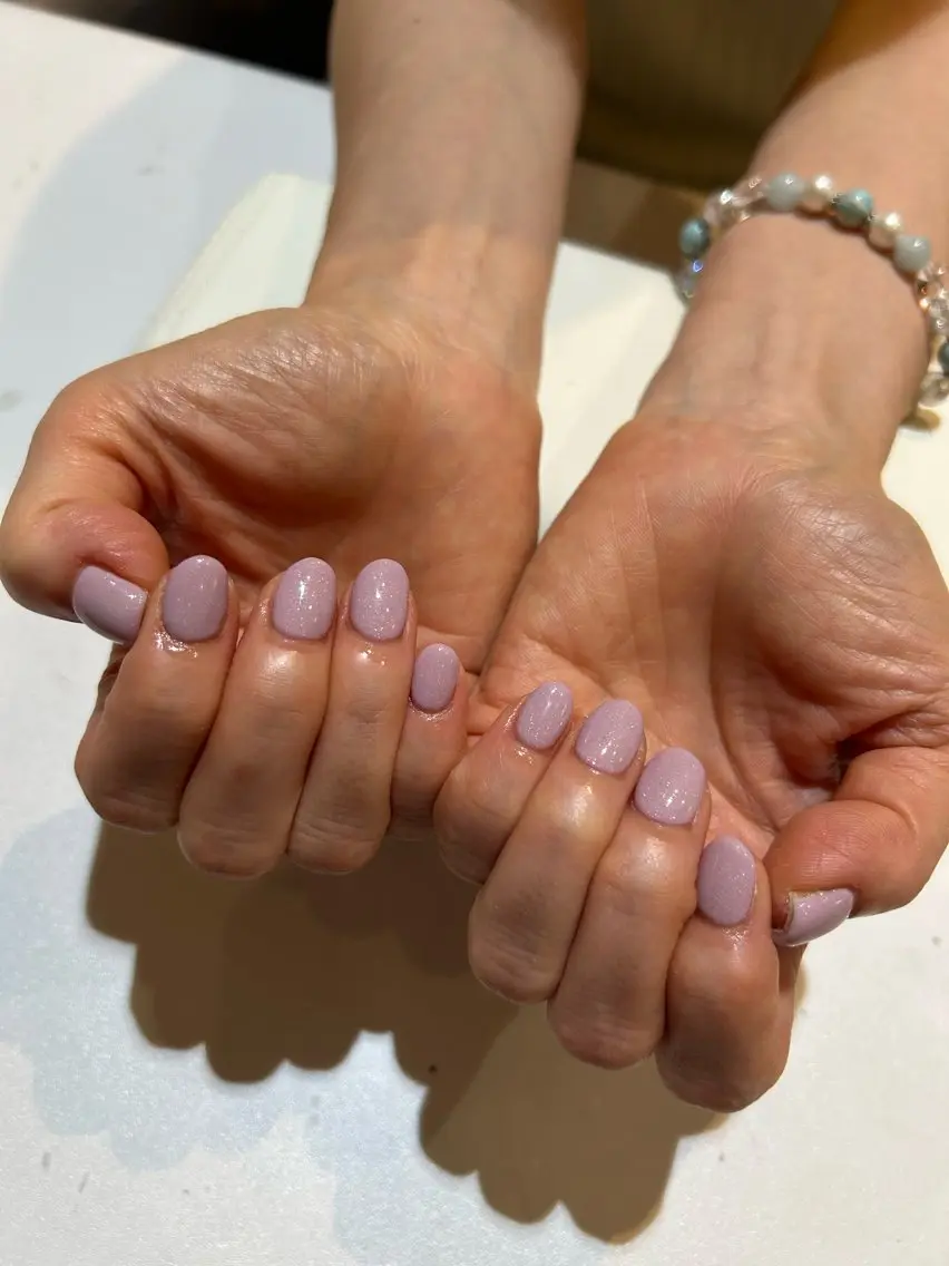 ネイル ラメ(グリッター) 村上 里緒菜のネイルデザイン