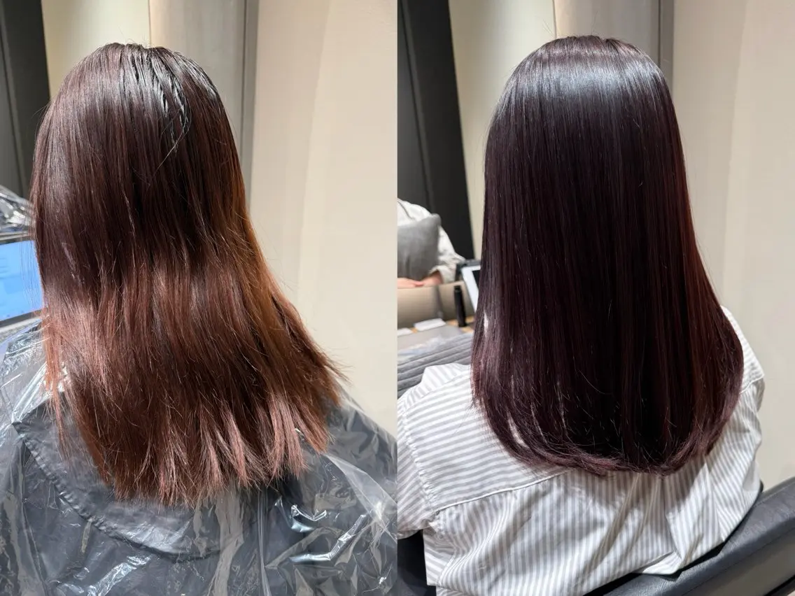 カラー ピンクカラー ヘアカラー 加賀美 幸乃のヘアスタイル