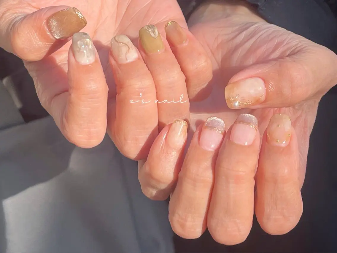 ネイル e’s nail Lumièreのネイルデザイン