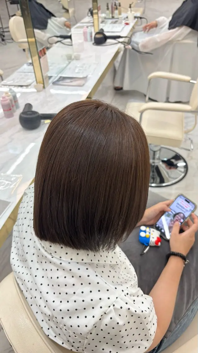 ロング カラー 韓国🇰🇷모모 /透明感カラーのヘアスタイル