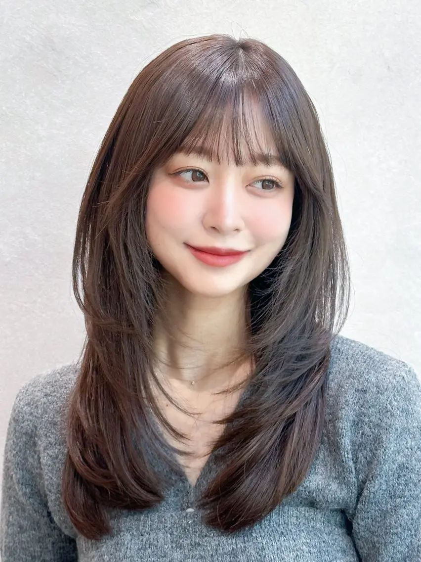 セミロング Unami/新宿 TSUKIのヘアスタイル