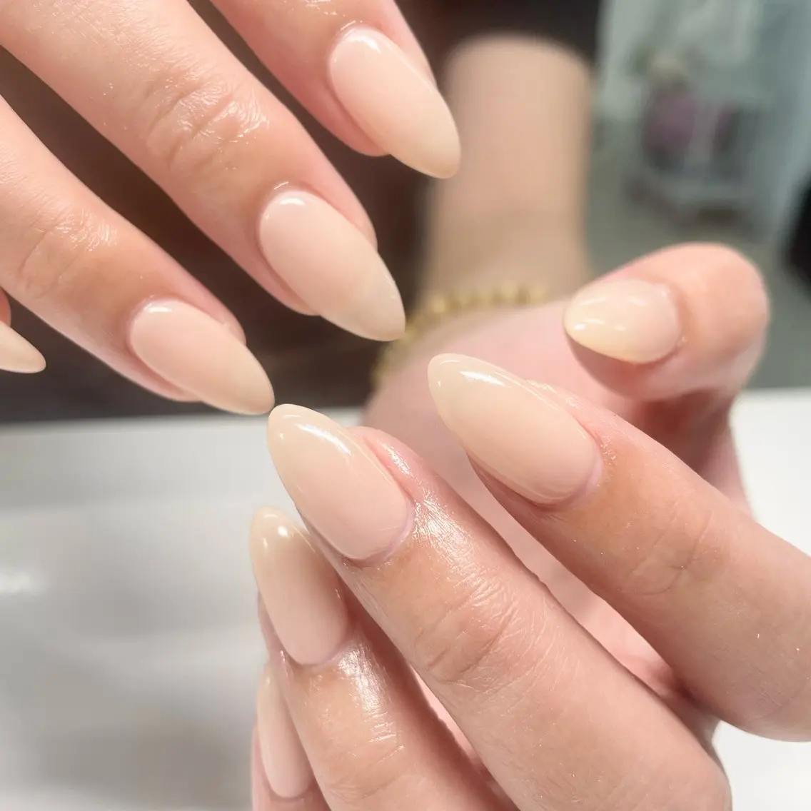 ネイル ワンカラーネイル ハンドネイル 3Qnail Onoderaのネイルデザイン