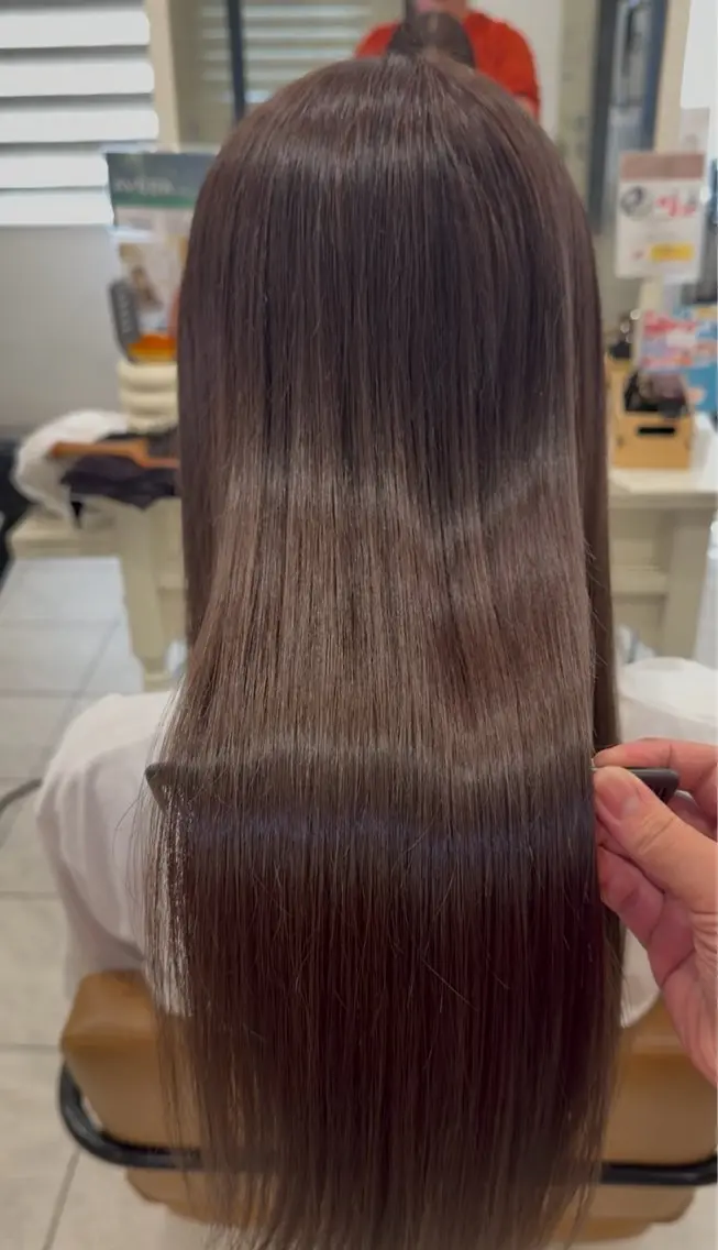 ロング カラー ベージュカラー 透明感カラー ラベンダーカラー ラベンダーベージュ 🫧うる艶ヘアー🫧 Yukaのヘアスタイル