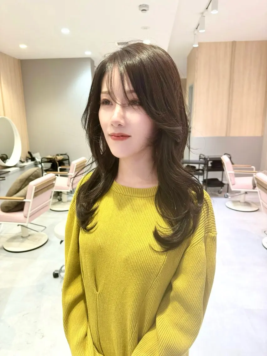 セミロング カラー カット ヘアカラー トリートメント ヘアセット ✂️似合わせの魔術師 石田一樹✂️のヘアスタイル