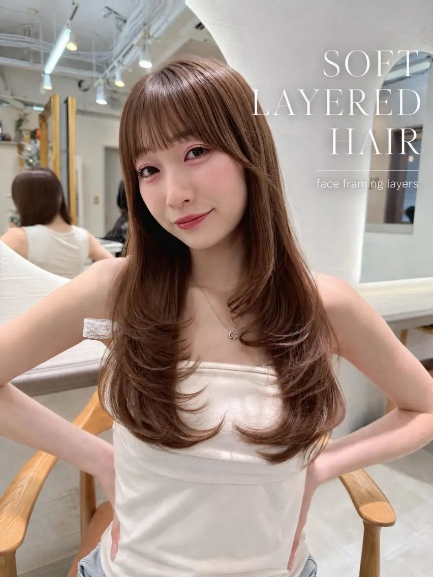 ロング ✨縮毛矯正✨艶髪✨️ 髪質改善✨大宮✨️のヘアスタイル