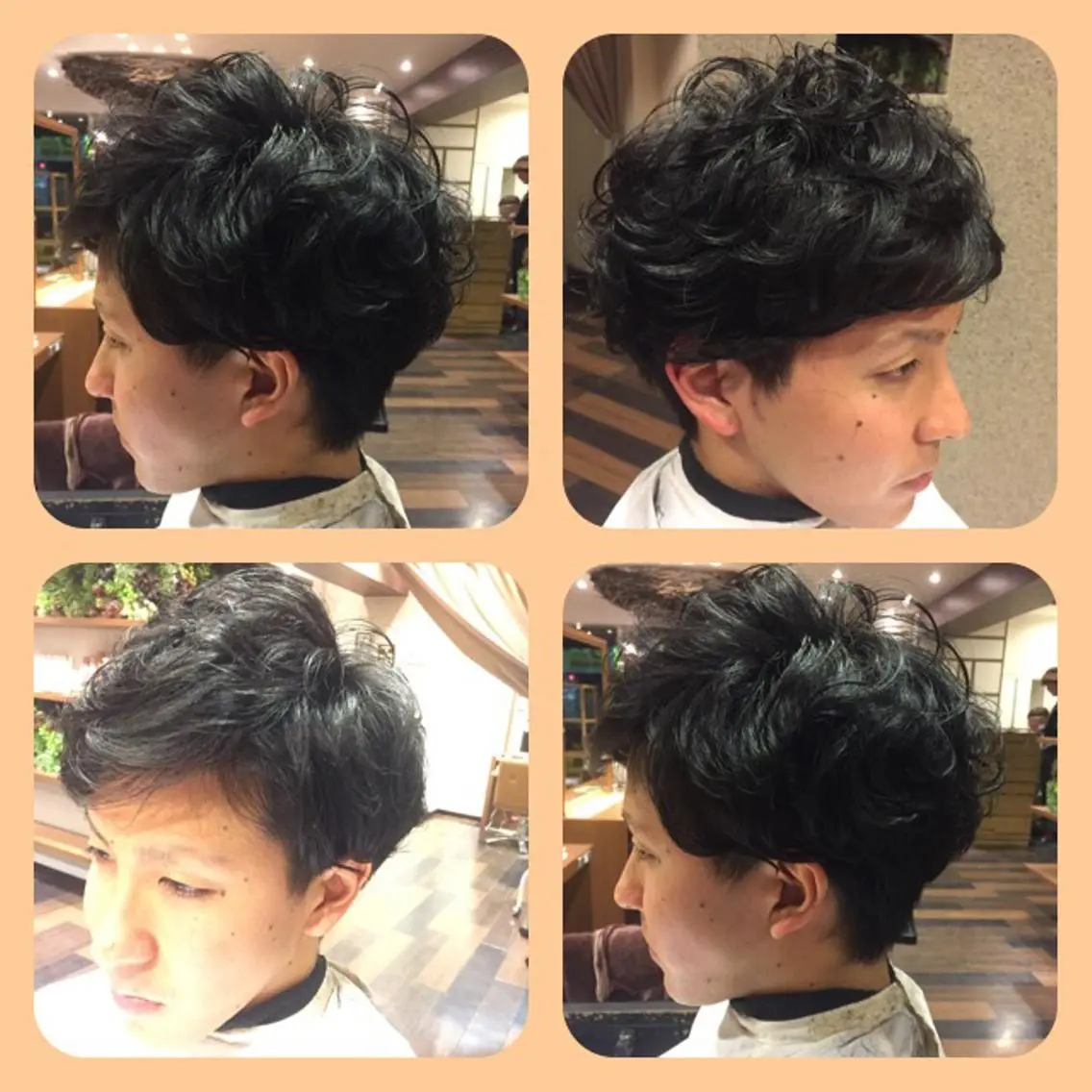 ショート パーマ メンズ 伊藤 優希のヘアスタイル