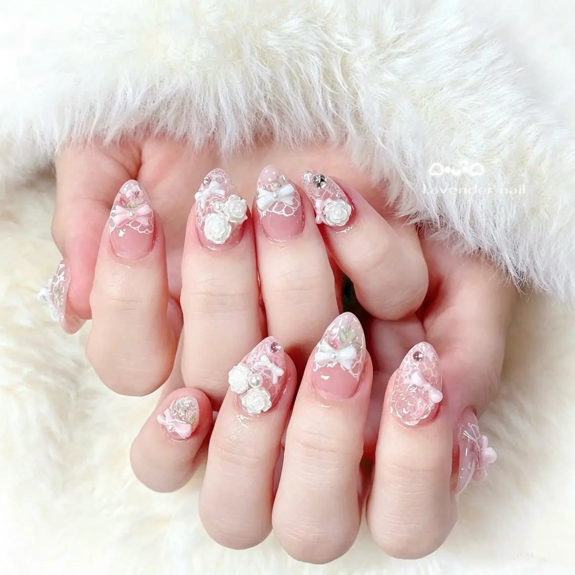 ネイル ハンドネイル Lavender nail·中島公園のネイルデザイン