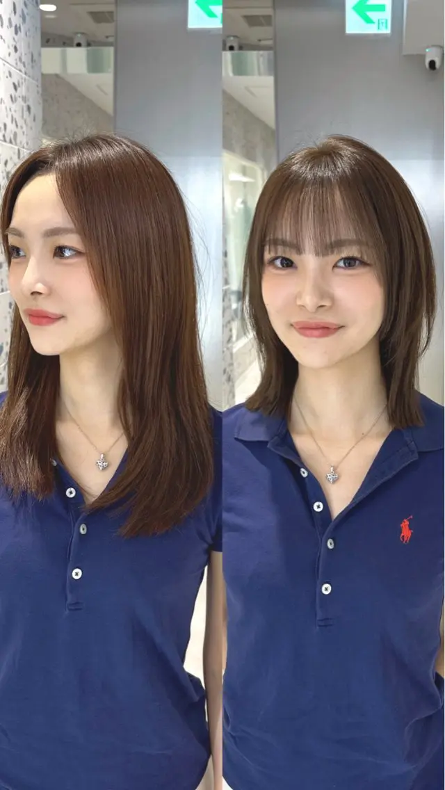 ミディアム カラー カット ヘアカラー トリートメント 矢野 晃平のヘアスタイル