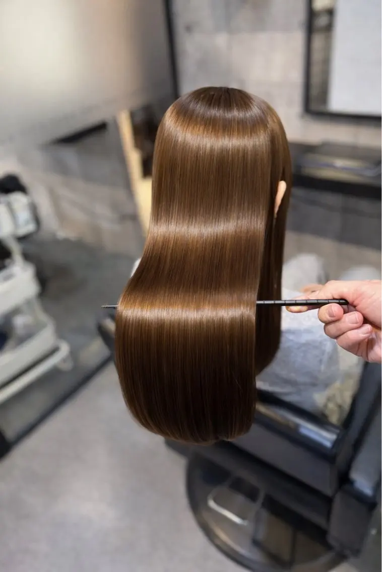 ロング 髪質改善 縮毛矯正 トリートメント カット ヘアカラー トリートメント 👑髪質改善カラー 中垣斗希のヘアスタイル
