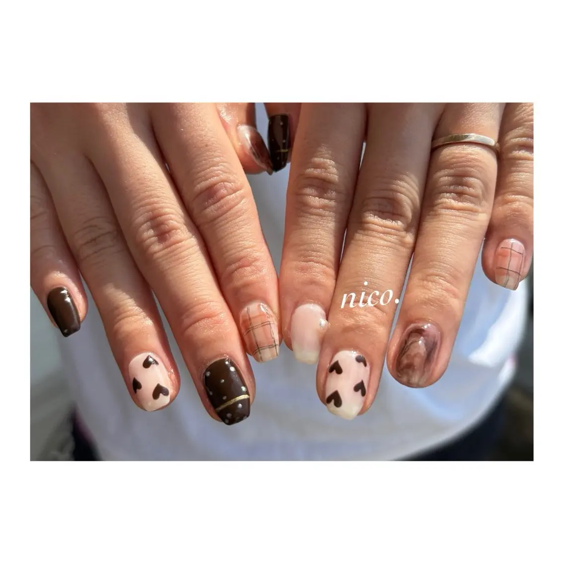 ネイル ハンドネイル フットネイル nailsalon nico.のネイルデザイン