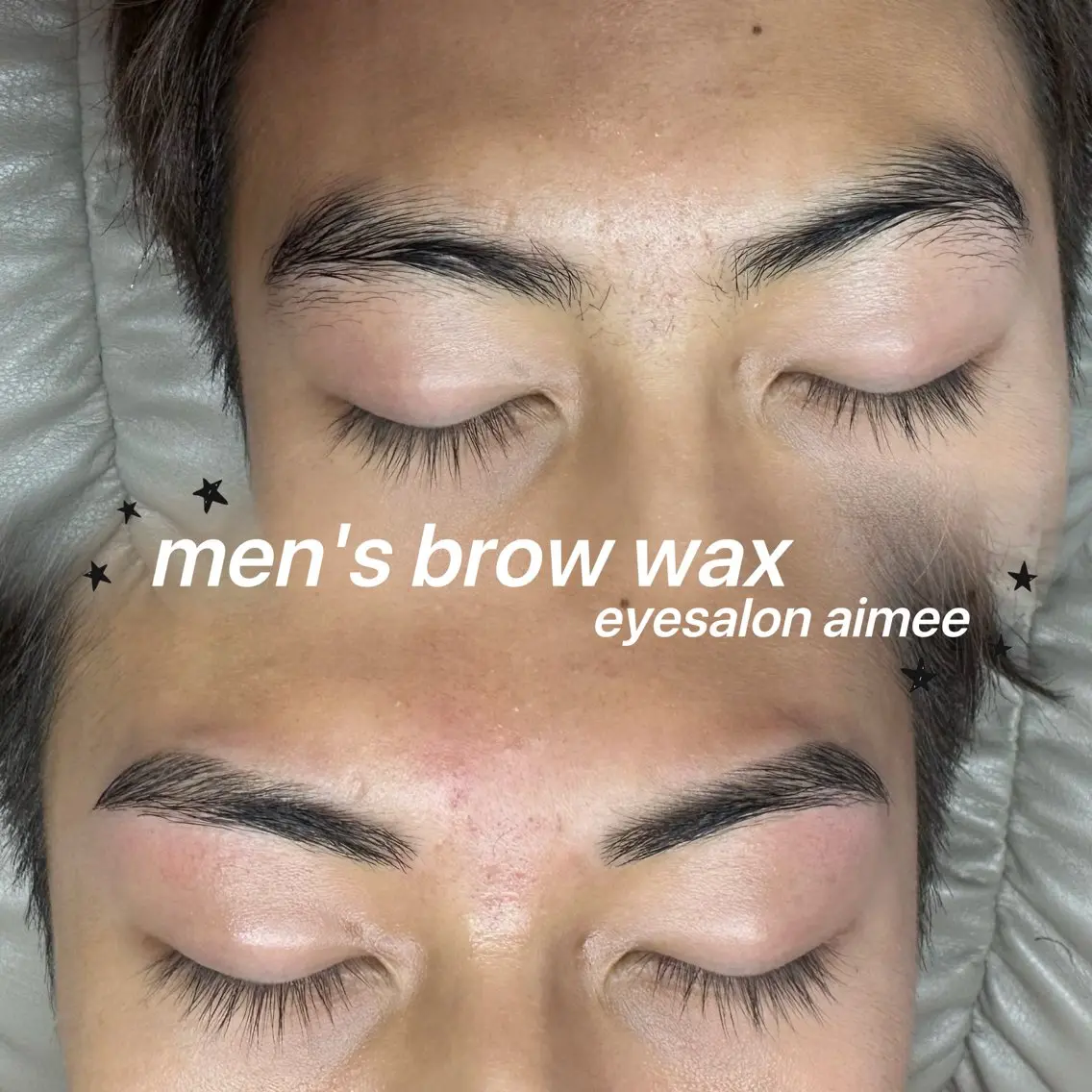 アイブロウ ワックス脱毛 眉カット eyesalon aimeeのマツエク・マツパデザイン