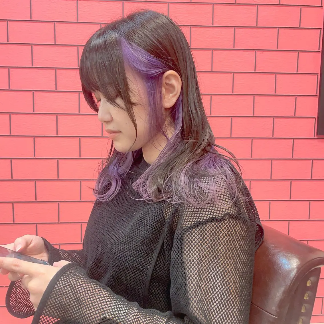 ミディアム カラー バレイヤージュ ブリーチ ケアブリーチ ダブルカラー イヤリングカラー ヘアカラー トリートメント ブリーチの神 KYONのその他イメージ
