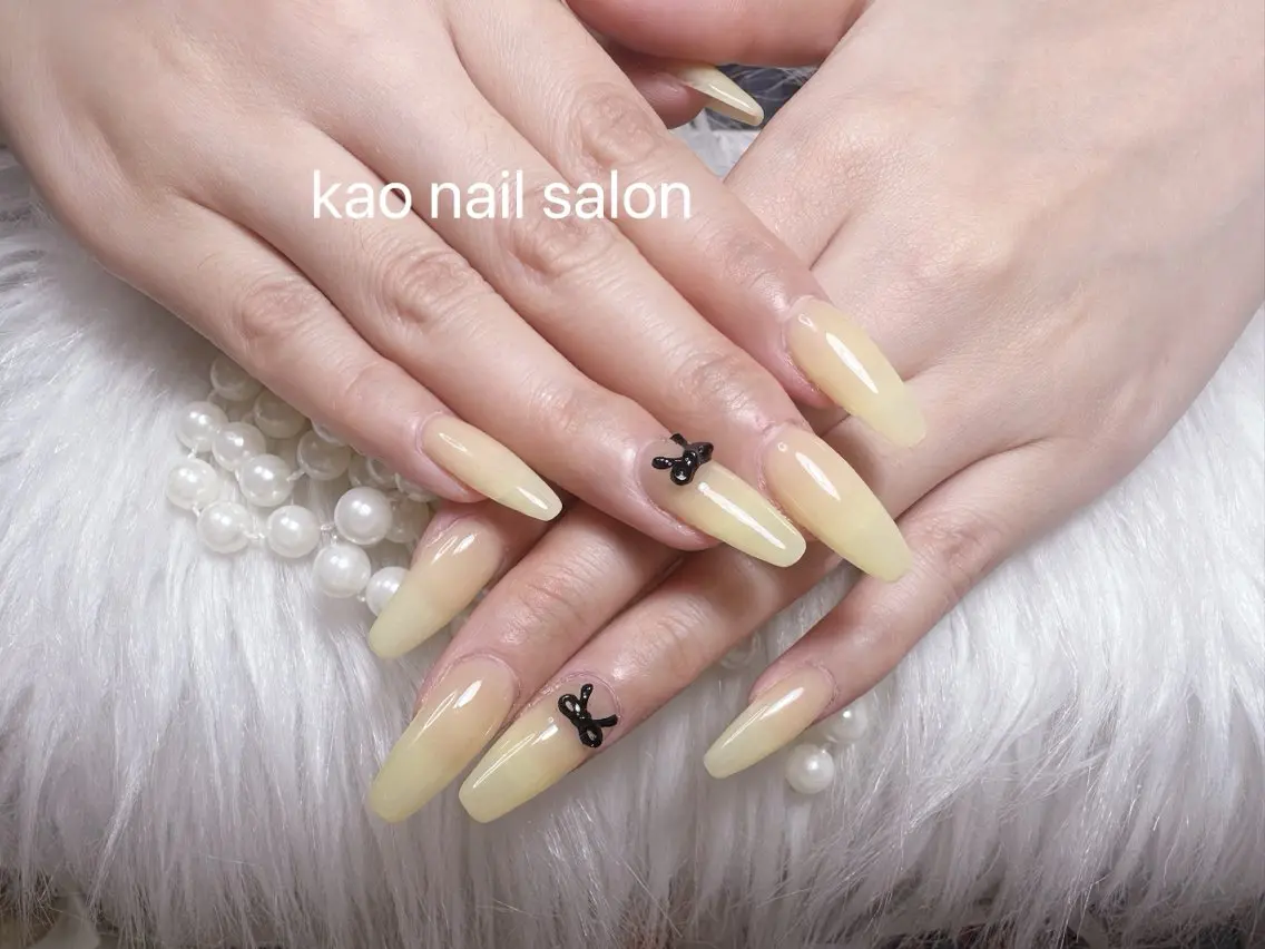 ネイル ハンドネイル kao nail マグネット/長さだしのネイルデザイン