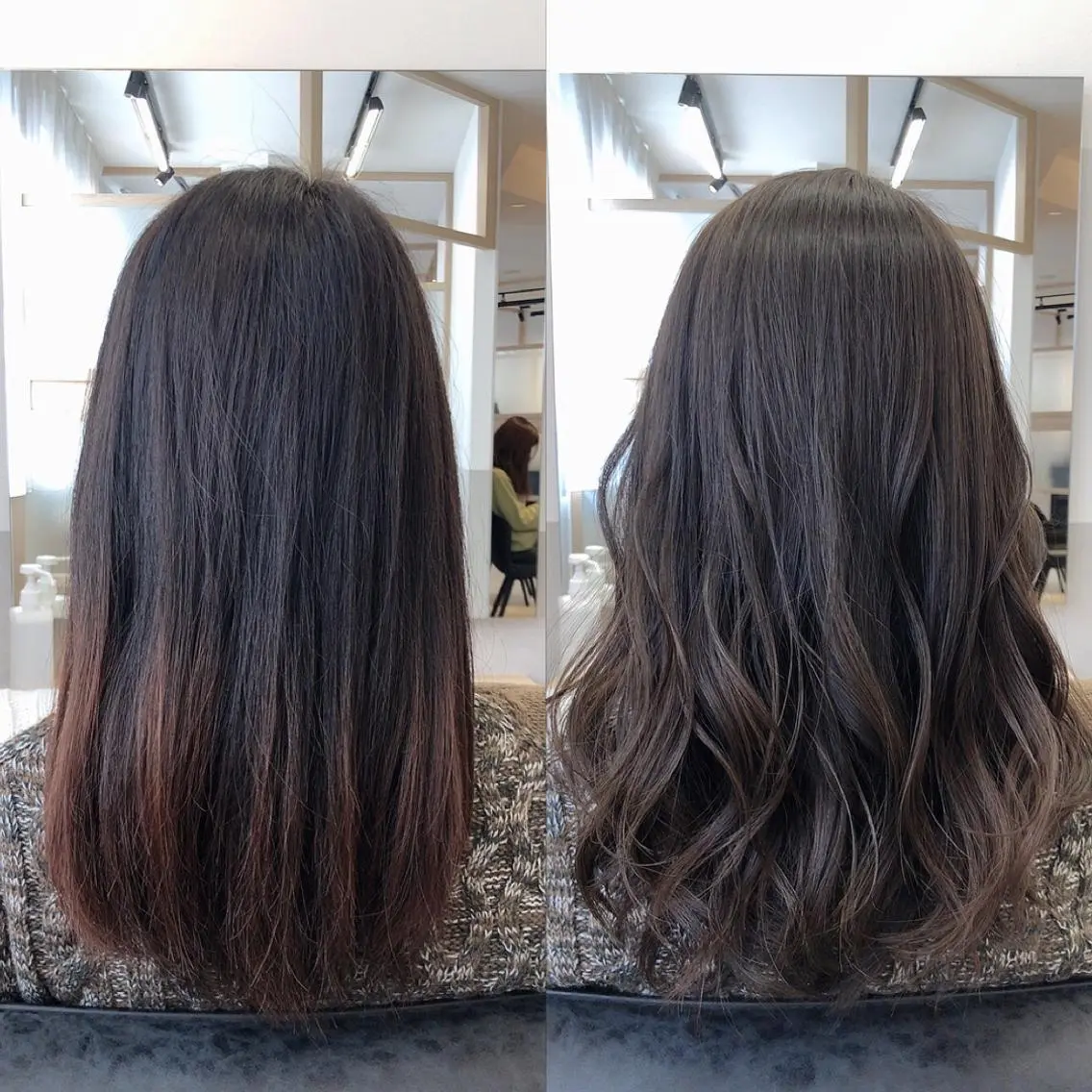 セミロング カラー 西野 美空🍊のヘアスタイル