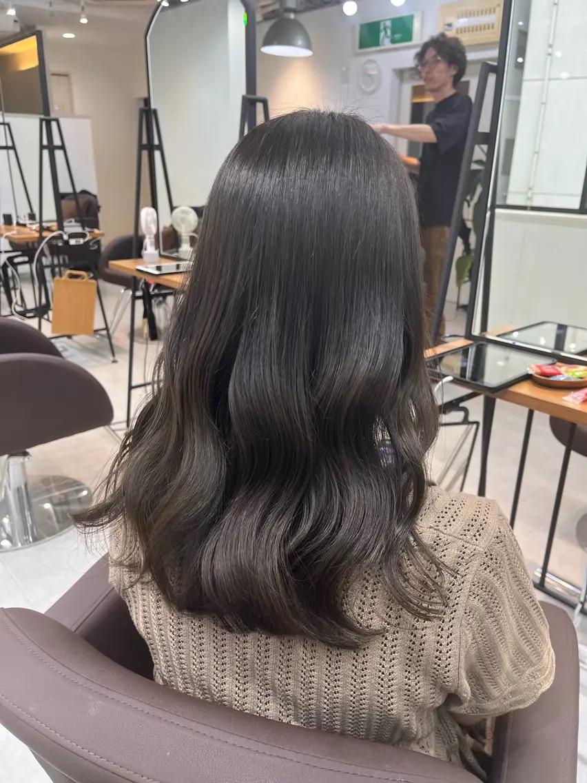 ロング カット ヘアカラー トリートメント ヘッドスパ ヘアセット 🪞透明感カラー🫧 縮毛矯正🥇かずきのヘアスタイル