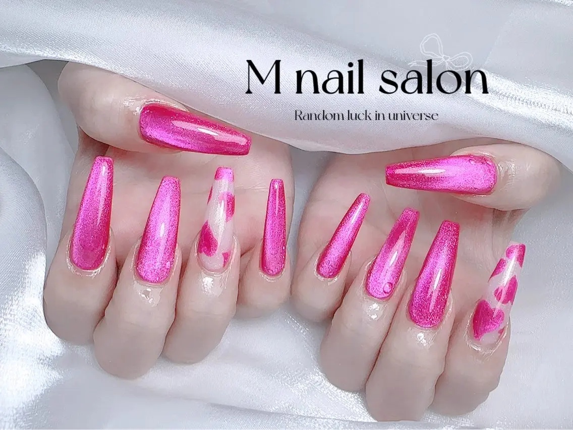 ネイル ハンドネイル M🌷nail 長さだし専門店のネイルデザイン