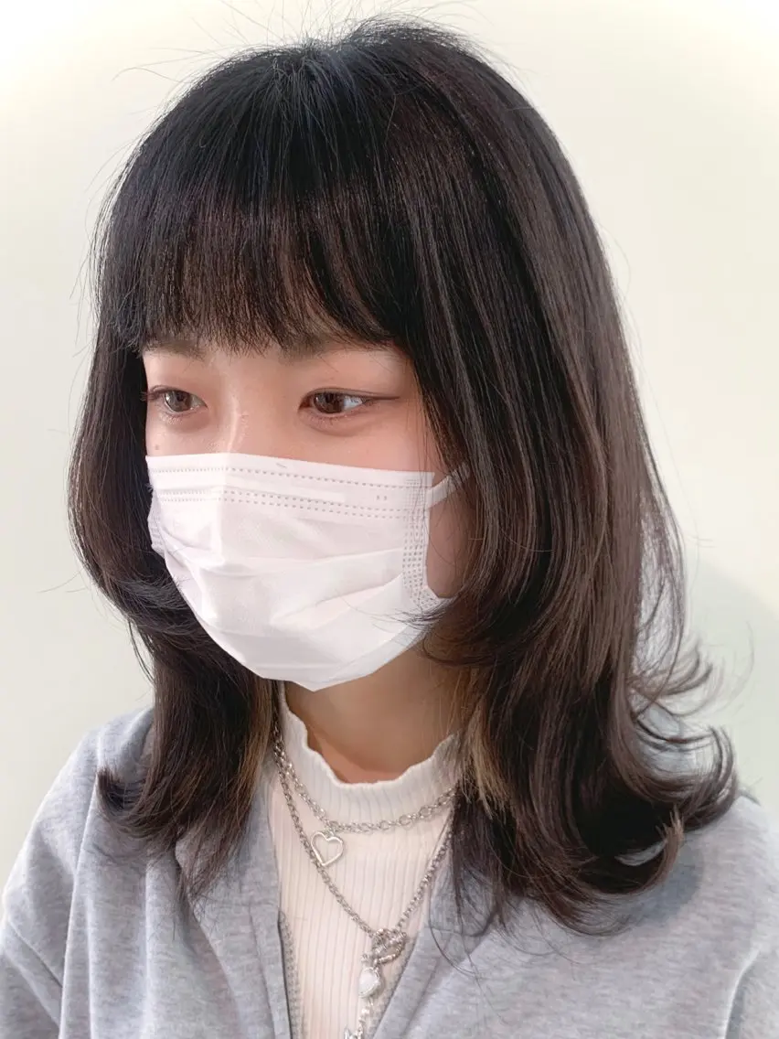 ミディアム 🎀すず🎀レディー ス/メンズのヘアスタイル