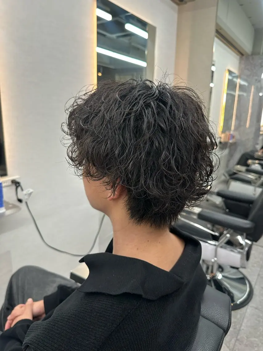 パーマ メンズ メッシュパーマ支持率 ◎大宮/隼也のヘアスタイル