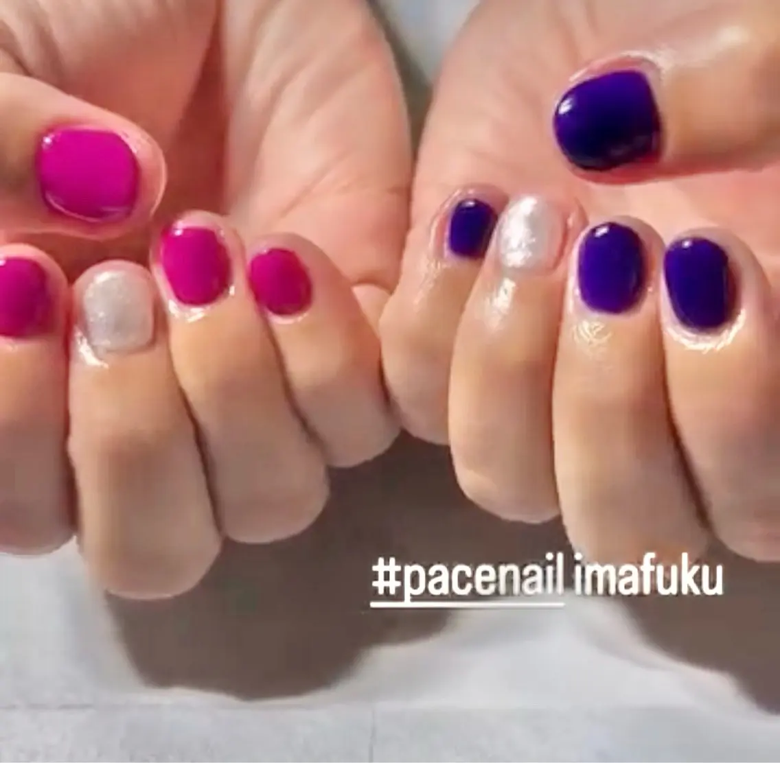 ネイル ショートネイル ハンドネイル PACENAIL 今福のネイルデザイン