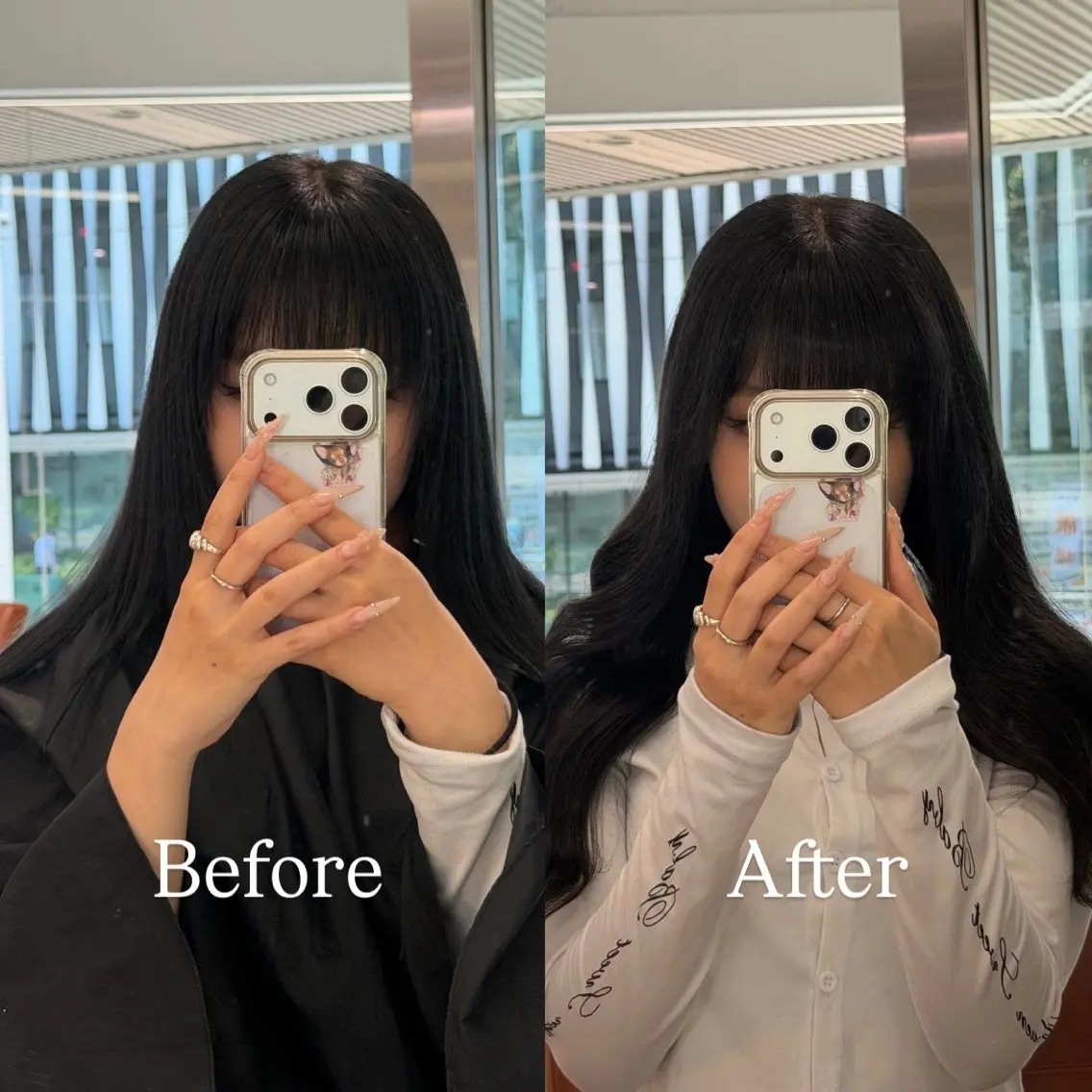 ロング カラー シールエクステ ハイトーンカラー エクステ ヘアカラー エクステ シールエクステ特化 ハイトーン、NANAのヘアスタイル