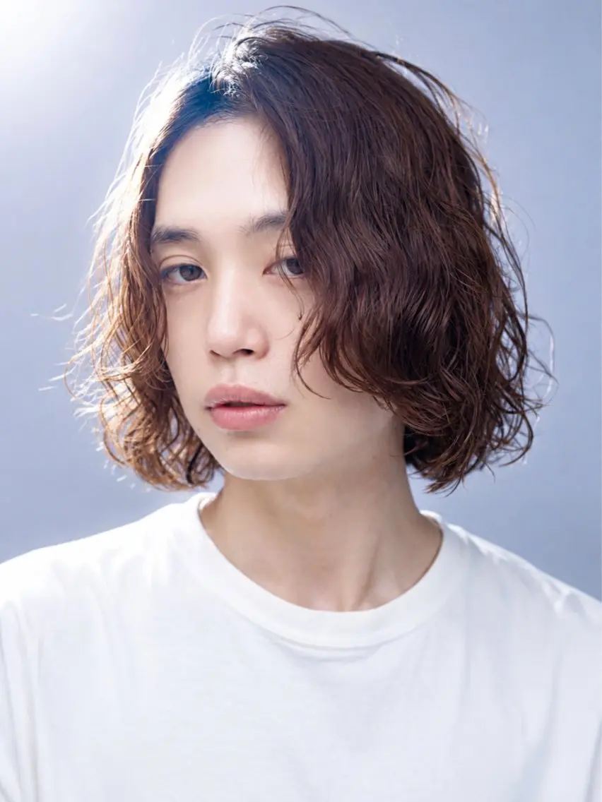 ミディアム カット パーマ モテ髪の神様✨ 祝田巳幸/全国4位のヘアスタイル
