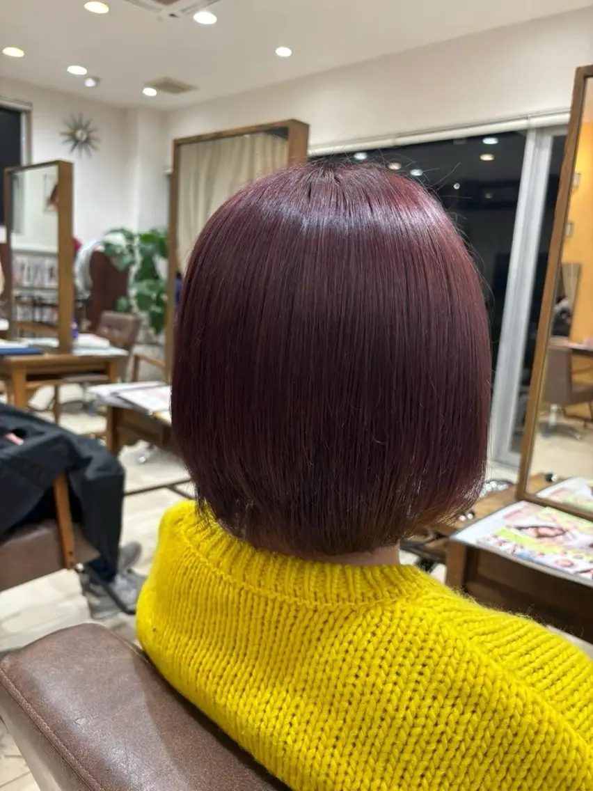 ミディアム カラー ブリーチ ハイトーン/寒色系 カラー/Risa🌿のヘアスタイル