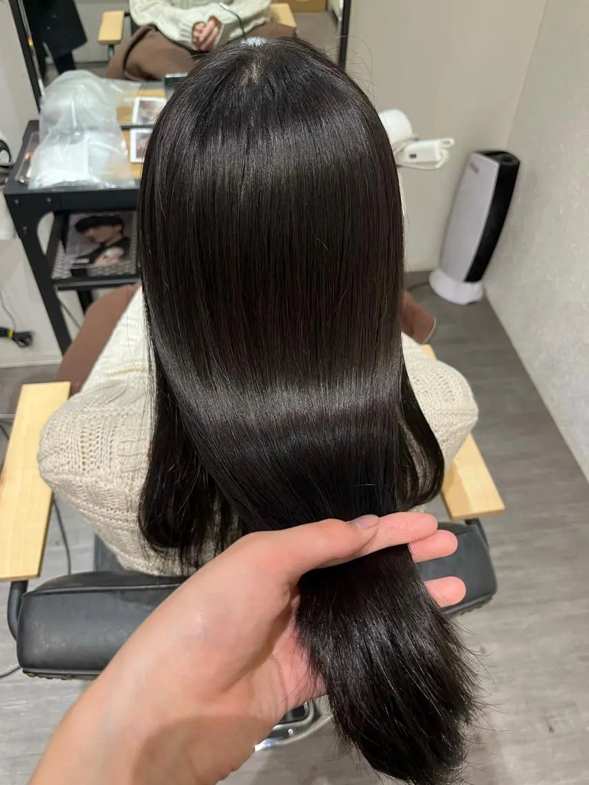 極潤ナノカラー＋美潤トリートメントの写真