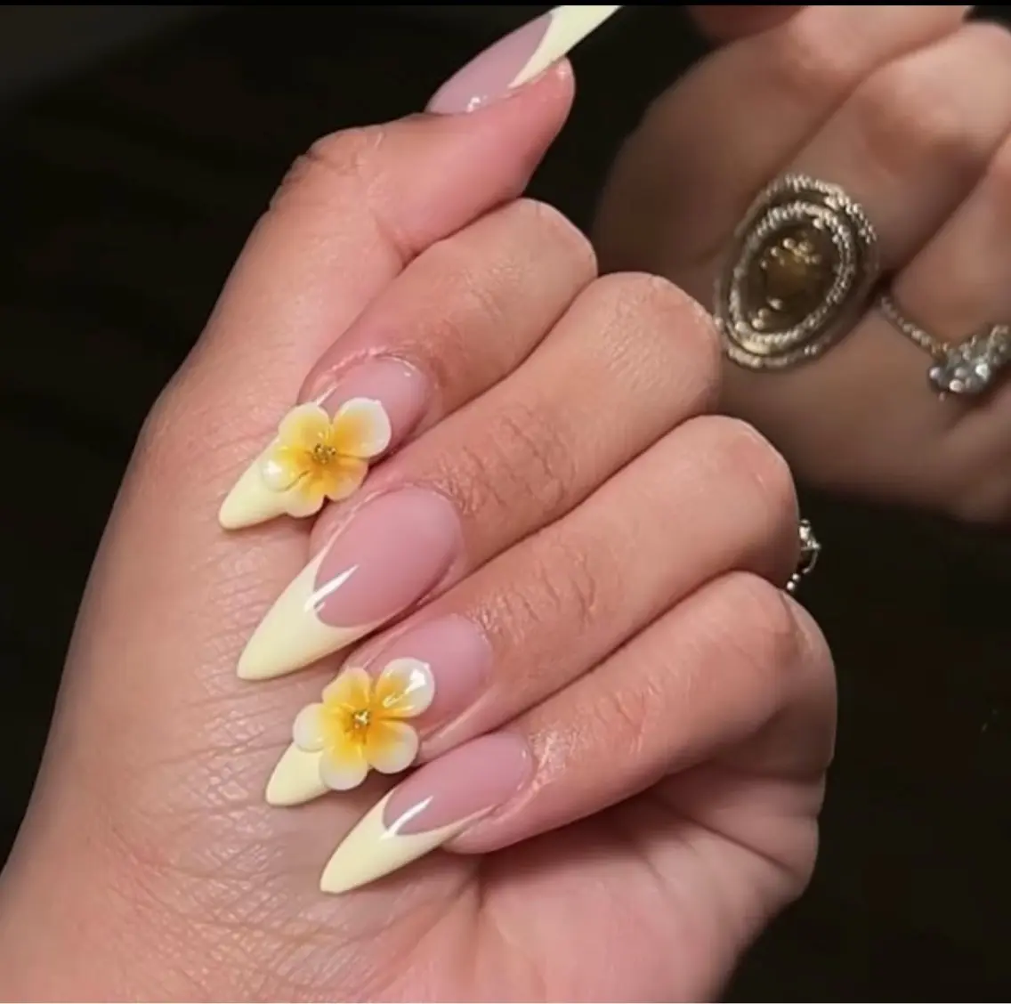ネイル クリアネイル ドット フラッシュネイル フレンチネイル マグネットネイル ハンドネイル ハンドケア Aria Nail Beautyのネイルデザイン