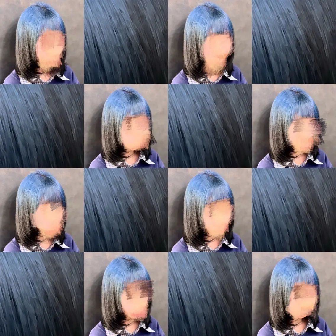 セミロング カラー ヘアカラー 問屋町のブリーチデザ イン屋さん🌈ゆうまのヘアスタイル
