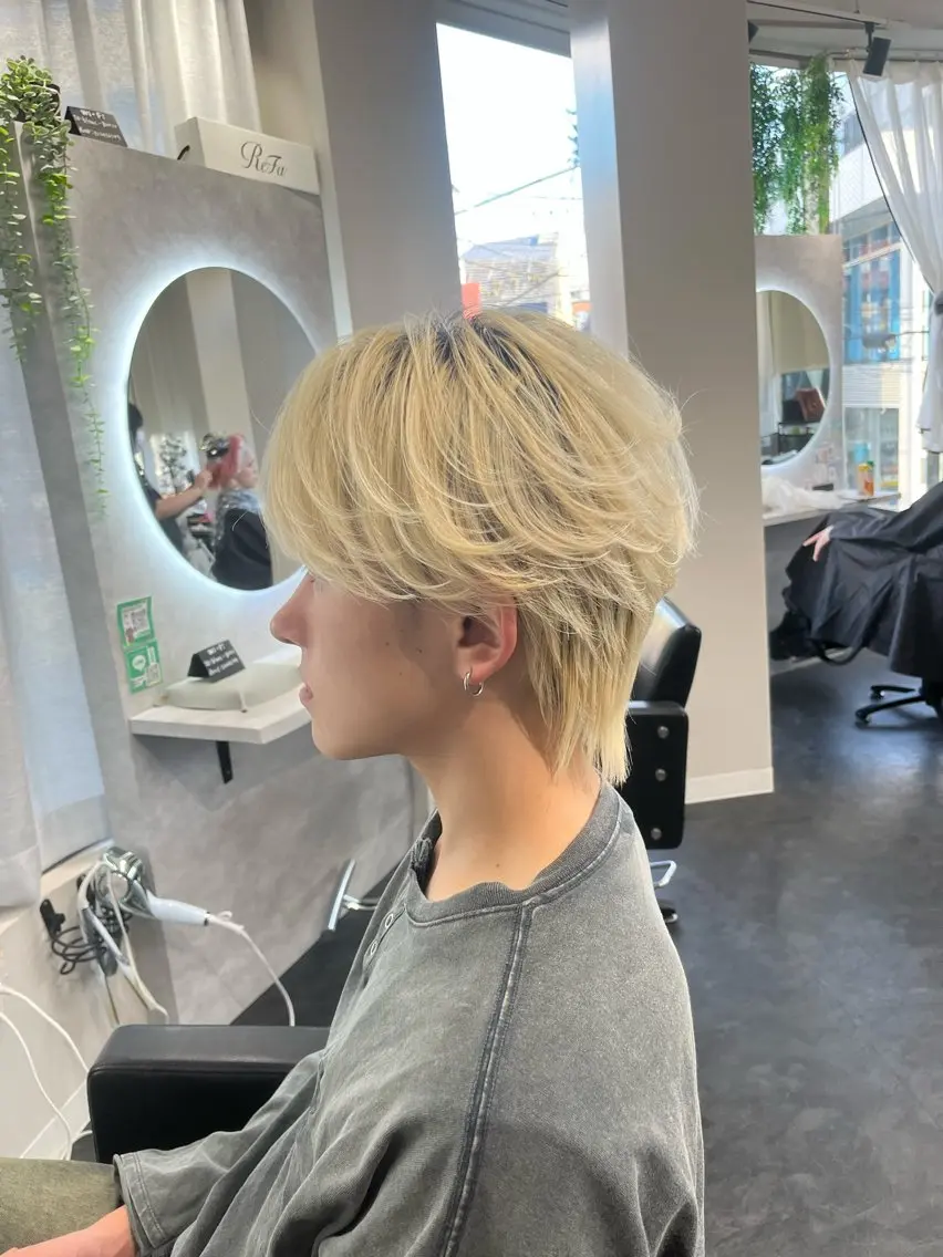 ショート メンズ 河村 怜奈のヘアスタイル