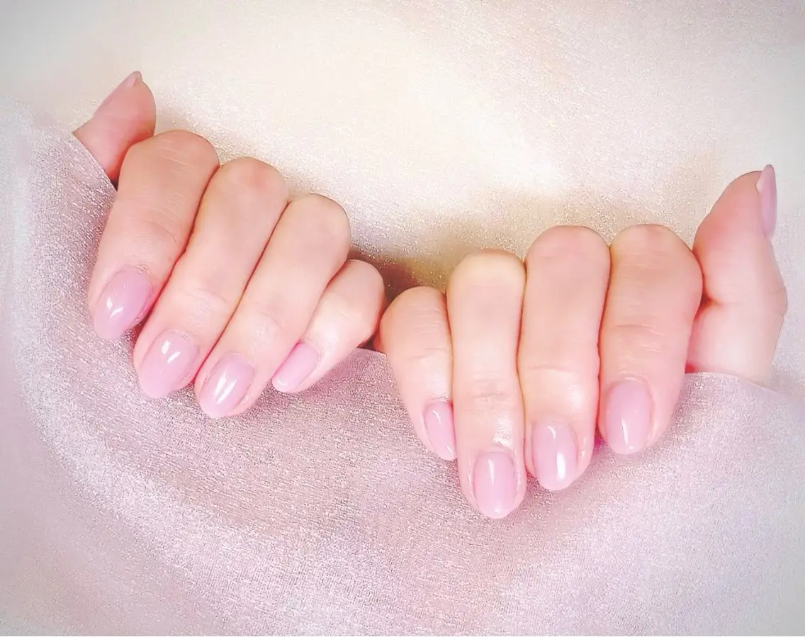 ネイル オフィスネイル ピンク Riry.S°＊ knailのネイルデザイン