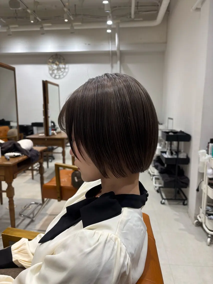 ショート 前下がりボブ ボブ ショート/髪質改善/ アフロ美容師しゅんのヘアスタイル