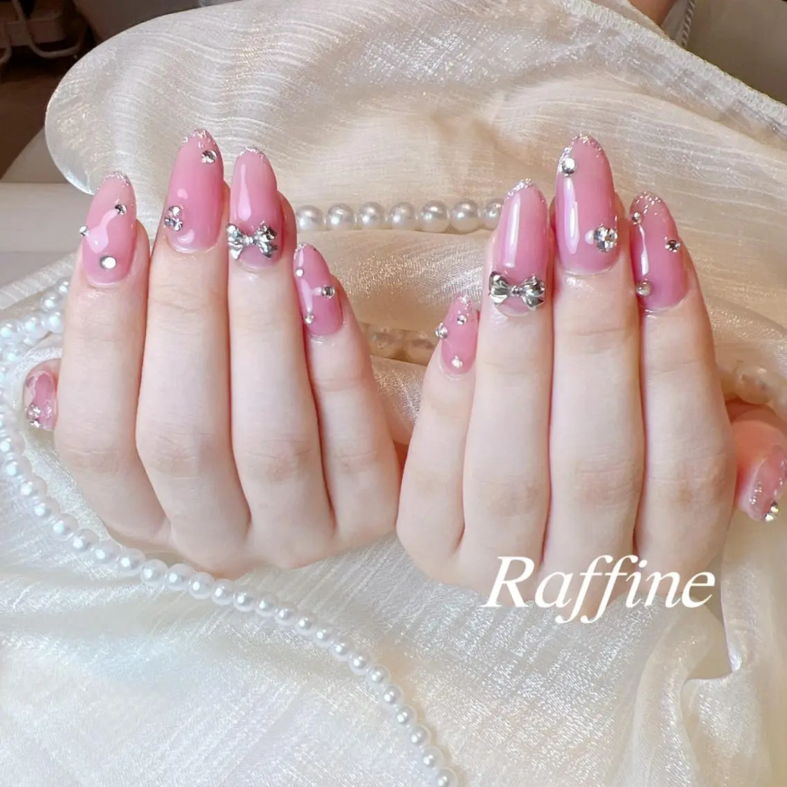 ネイル RAFFINE haru🦋🩵のネイルデザイン