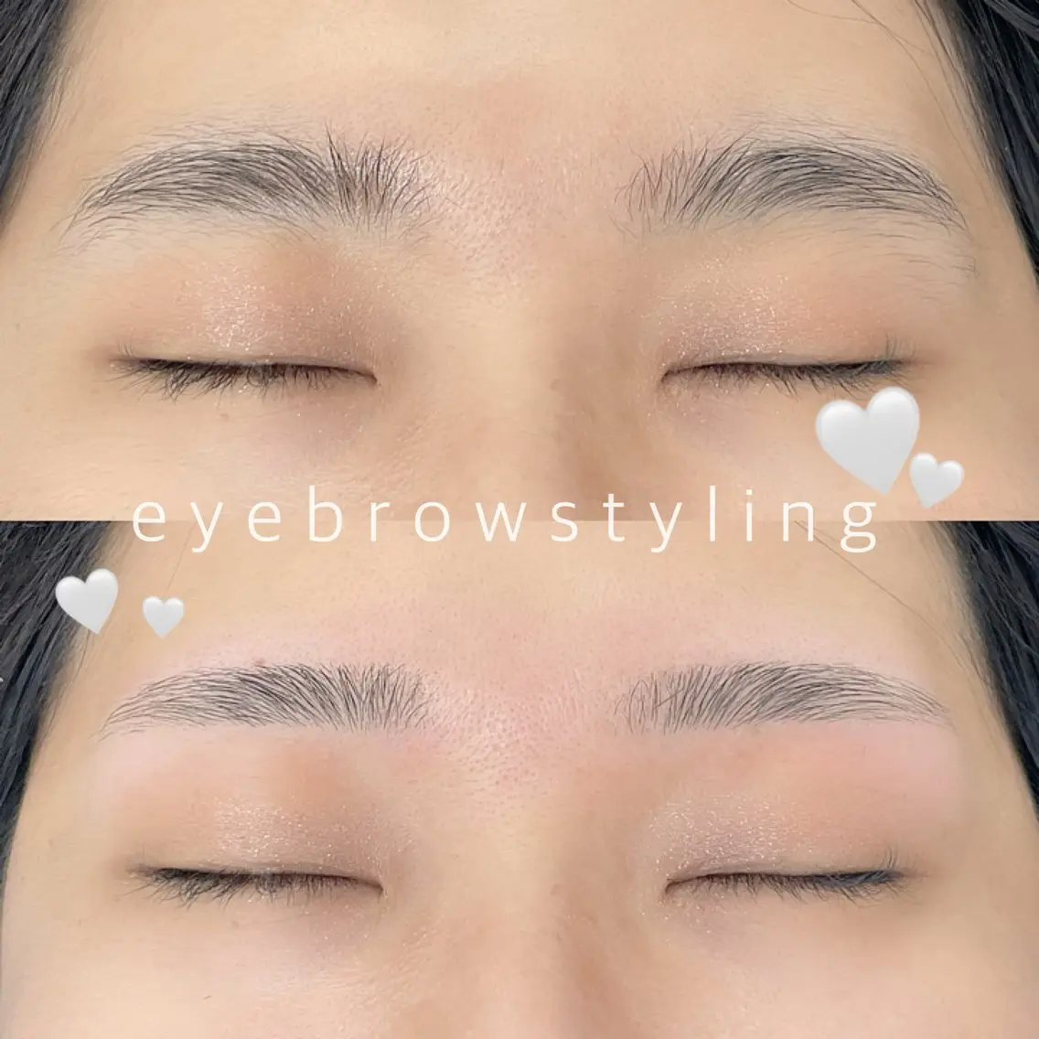 アイブロウ ワックス脱毛 眉カット .i salon🤍 m i k iのマツエク・マツパデザイン
