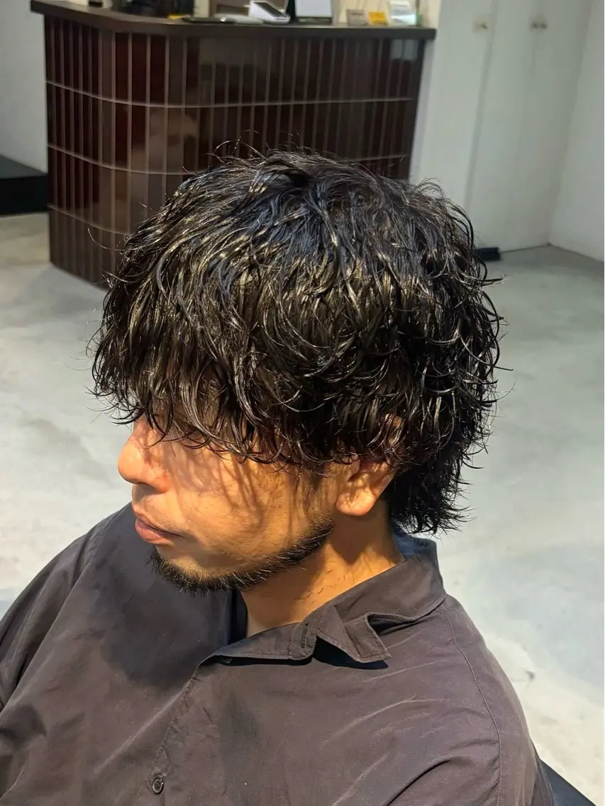 パーマ ウルフカット カット パーマ パーマ特化/シャドウ パーマ/kotaのヘアスタイル