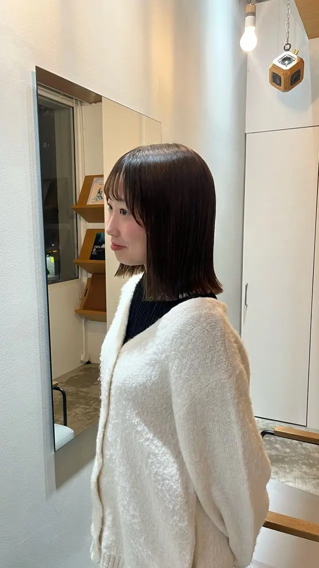 e.n.u 烏丸山﨑 菜々実のヘアスタイル