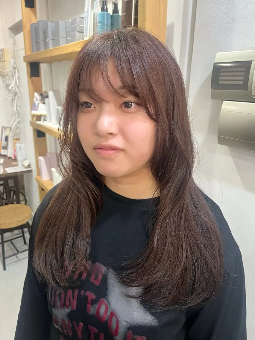 ロング カラー オレンジ ヘアカラー 🎀Yamasaki Yui🎀のヘアスタイル