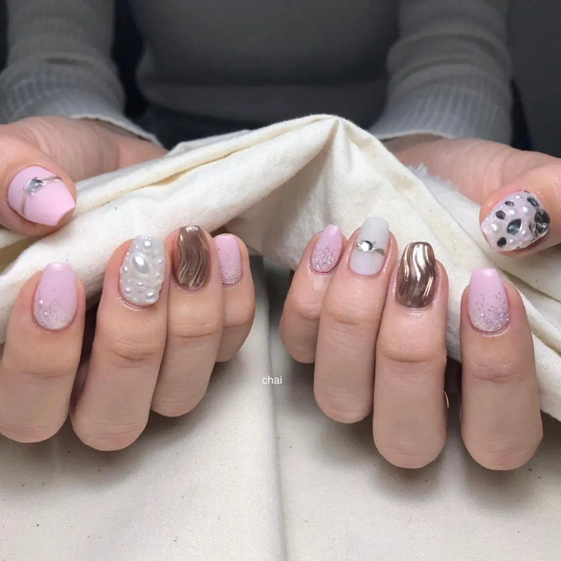ネイル ハンドネイル chai nail _ai📍鶴橋/桃谷のネイルデザイン