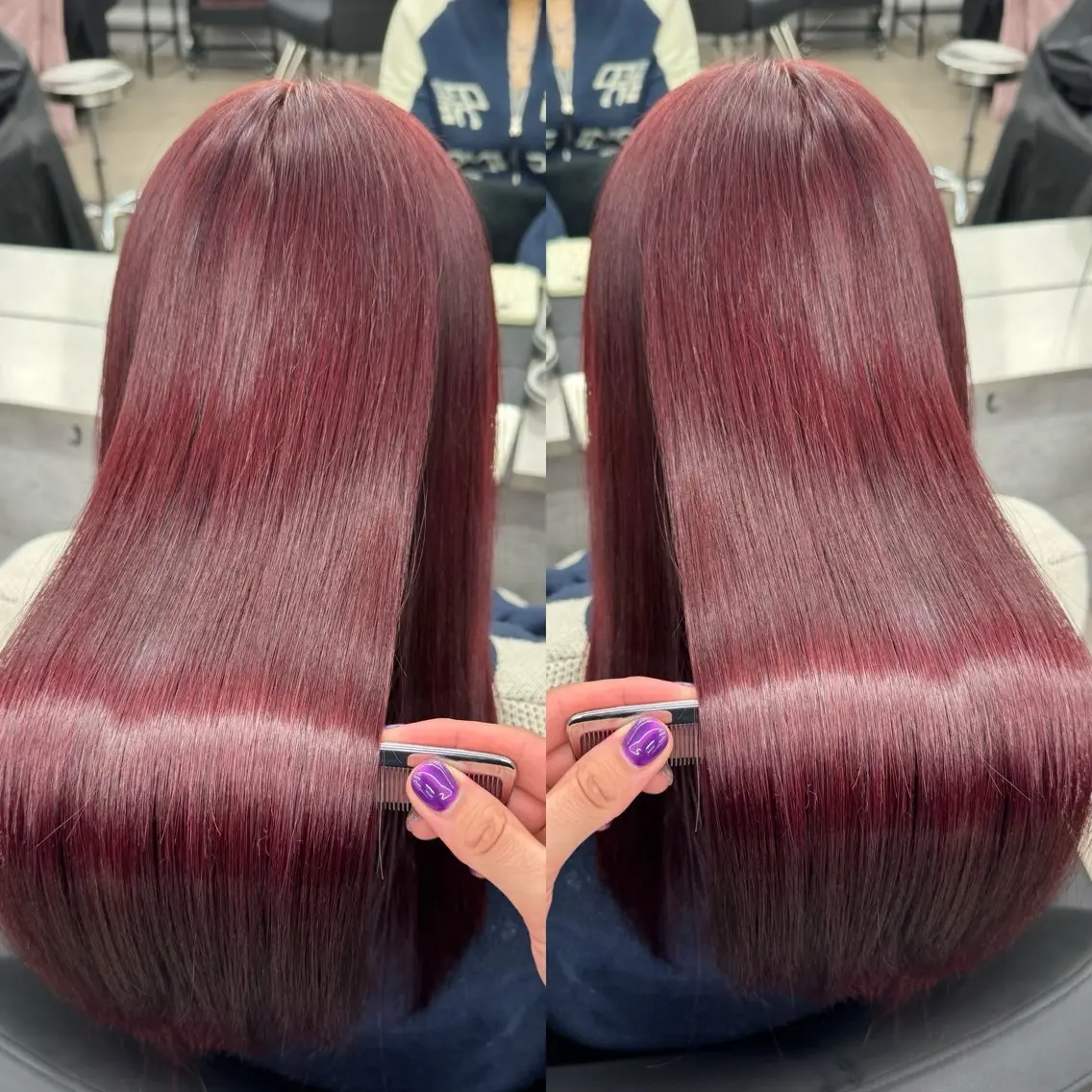 ロング 髪質改善 縮毛矯正 カット ヘアカラー トリートメント ヘッドスパ 🌈代表 🌈macotoのヘアスタイル