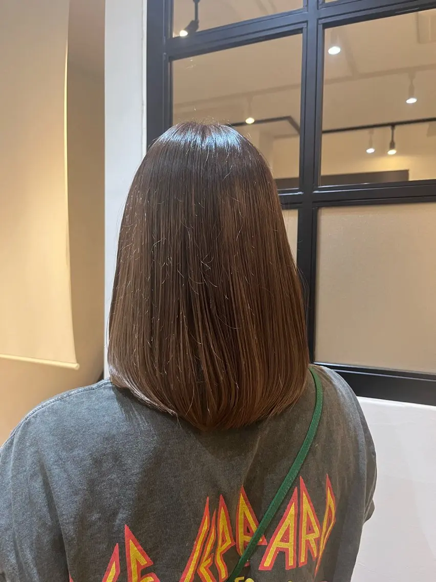 ミディアム カラー ヘアカラー トリートメント 🪽MiYU🪽 艶カラー⁎⁺˳✧のヘアスタイル